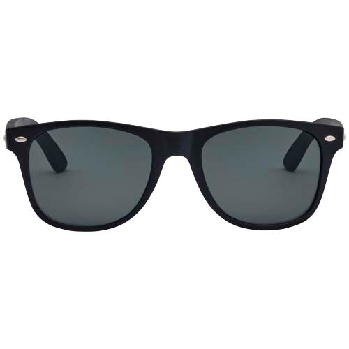 Arlo Bambus Sonnenbrille mit schwarzer Beschichtung, UV-Schutz, individuell bedruckbar von Signalshop.de, Werbeartikel
