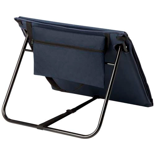 Serene Strandliege in Blau, faltbar, mit Logo bedruckbar, ideal als Werbegeschenk von Signalshop.de