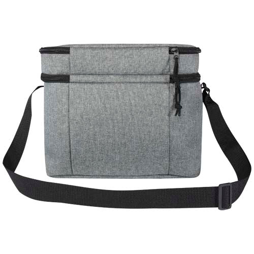 Graue Tundra GRS RPET Kühltasche 13L mit Schultergurt, individuell bedruckbar, von Signalshop.de; Werbeartikel, Werbegeschenke, Werbemittel, Giveaway.