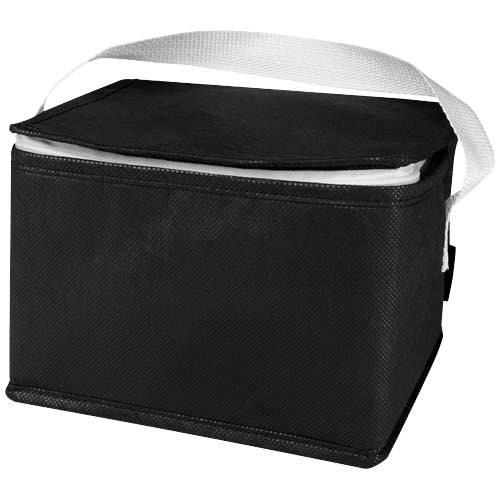Schwarze Spectrum Kühltasche aus recyceltem Non Woven, individuell bedruckbar, von Signalshop.de; Werbeartikel, Werbegeschenke, Werbemittel, Giveaway.