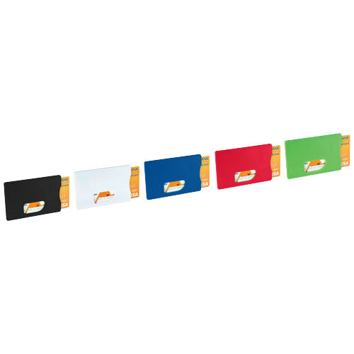 Farbige RFID Kreditkartenschutzhüllen, individuell bedruckbar, von Signalshop.de; Werbeartikel, Werbegeschenke, Werbemittel, Giveaway.