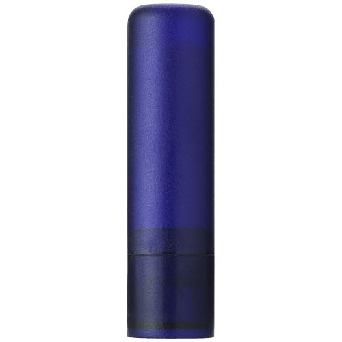 Blauer Lippenpflegestift aus Kunststoff, individuell bedruckbar mit Logo, erhältlich bei Signalshop.de, ideal als Werbeartikel, Werbegeschenke, Werbemittel oder Giveaway.