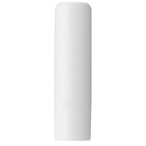 Weißer Lippenpflegestift von Signalshop.de, individuell gestaltbar, ideal als Werbeartikel und Giveaway.