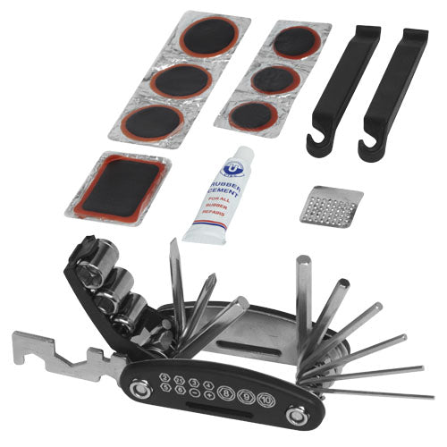 Wheelie Fahrrad Reparaturwerkzeug in Schwarz, individuell bedruckbar, von Signalshop.de. Perfekt als Werbeartikel, Werbegeschenk oder Giveaway.