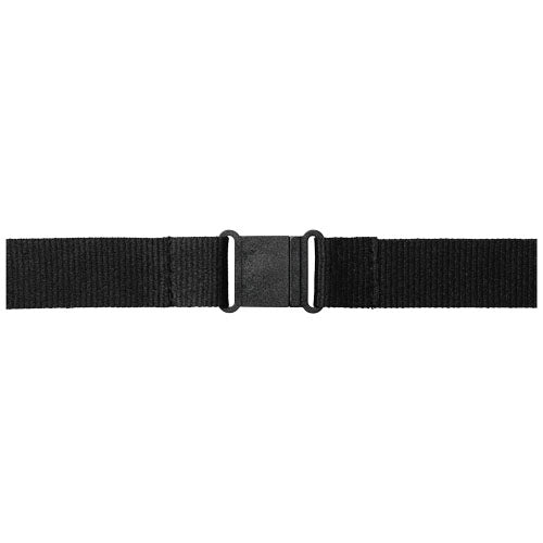Schwarzes Yogi Lanyard mit Sicherheitsverschluss, individuell gestaltbar, Signalshop.de Werbeartikel Giveaways.