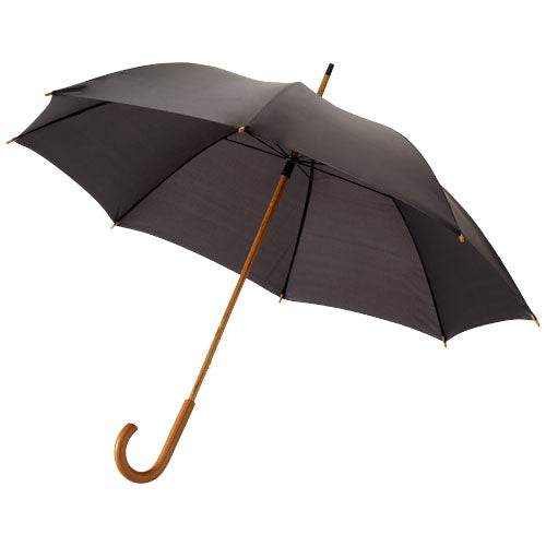Jova 23" Regenschirm mit Holzgriff, individuell bedruckbar, ideal als Werbeartikel von Signalshop.de