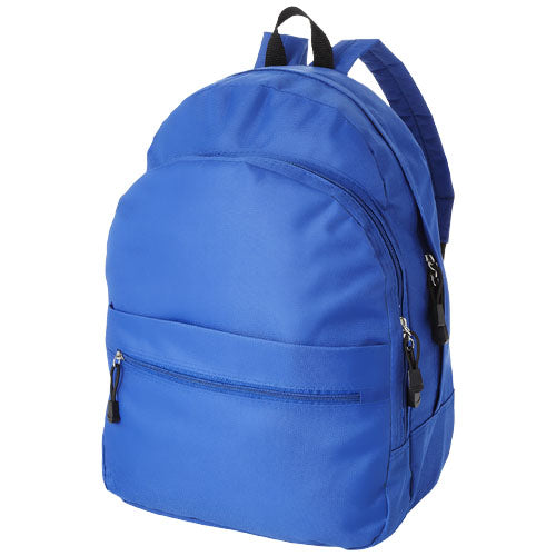 Blauer Trend Rucksack 17L aus Polyester mit Individualisierungsoption, erhältlich bei Signalshop.de als Werbeartikel.