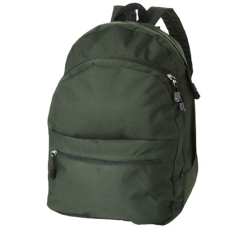 Grüner 17L Trend Rucksack von Signalshop.de, individuell bedruckbar, ideal als Werbeartikel oder Giveaway.