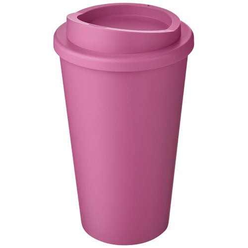 Rosa Americano® 350 ml Isolierbecher von Signalshop.de, individuell bedruckbar, ideal als Werbeartikel.
