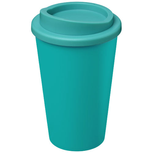 Türkiser Americano® 350 ml Isolierbecher von Signalshop.de, individuell bedruckbar, ideal als Werbeartikel.