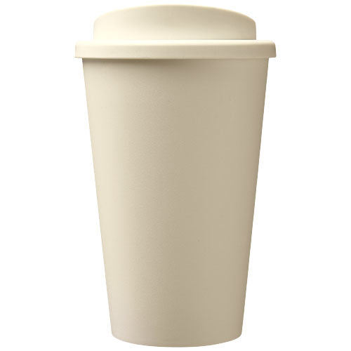 Beiger Americano® 350 ml Isolierbecher aus Kunststoff, individuell mit Logo gestaltbar, Signalshop.de Werbeartikel.