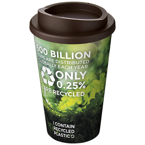 Brite-Americano® 350 ml Isolierbecher aus recyceltem Plastik, individuell bedruckt, Signalshop.de Werbeartikel.
