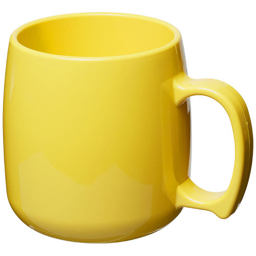 Gelber Classic 300 ml Kunststoffbecher von Signalshop.de, individuell gestaltbar, Werbeartikel, Werbegeschenke.