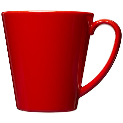Roter Supreme 350 ml Kunststoffbecher, individuell bedruckbar, von Signalshop.de; Werbeartikel, Werbegeschenke, Werbemittel, Giveaway.