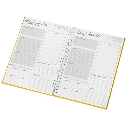 Desk-Mate® A5 Hardcover Journal offen, individuell gestaltbar, Signalshop.de Werbeartikel, Werbegeschenke, Kalender.