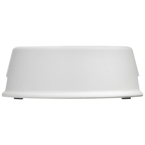 Weißer Koda Hundenapf aus Kunststoff, individuell bedruckbar, ideal für Haustiere, bei Signalshop.de Werbeartikel.