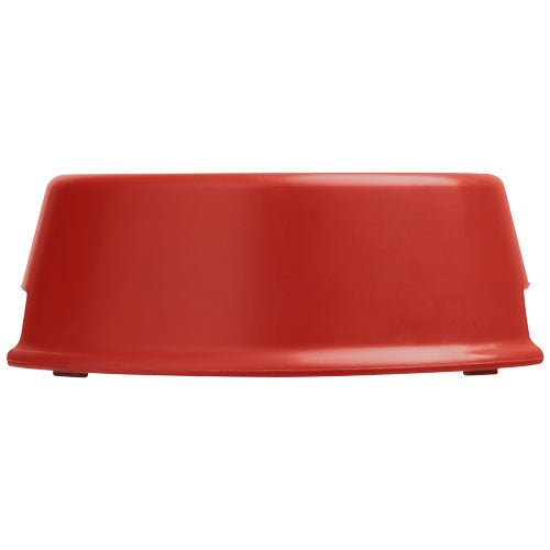 Roter Koda Hundenapf aus Kunststoff, individuell mit Logo gestaltbar, erhältlich bei Signalshop.de. Werbeartikel.