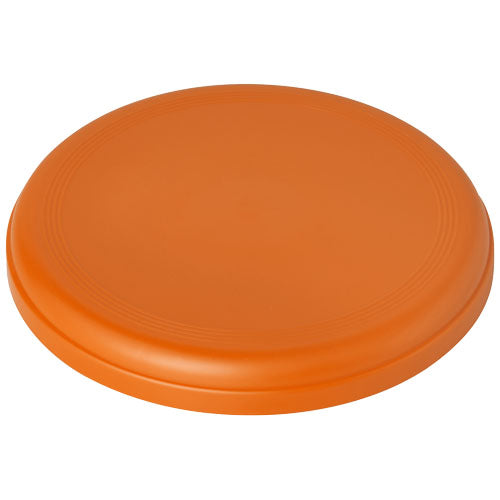 Orange Crest recycelter Frisbee, rund, individuell bedruckbar, von Signalshop.de, Werbeartikel, nachhaltig.