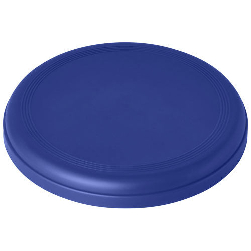 Blauer, recycelter Frisbee von Signalshop.de, nachhaltig, individuell bedruckbar, Werbeartikel, Werbegeschenke.