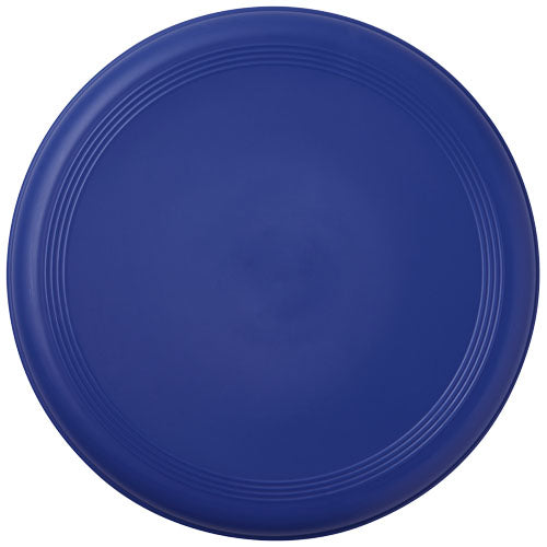 Blauer Crest Frisbee aus recyceltem Material, individuell mit Logo bedruckbar, von Signalshop.de, Werbeartikel.