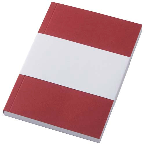 Novella Austen A6 Softcover Notizbuch in Rot, 100 Blatt, ideal für Notizen und Tagebuchaufzeichnungen.