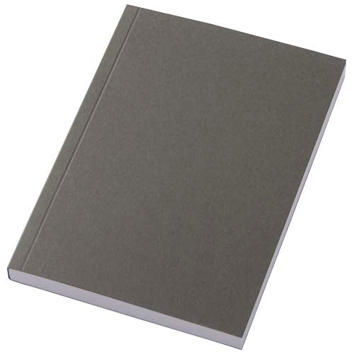 Novella Austen A6 Softcover Notizbuch, grau, 100 Blatt, individuell bedruckbar, Werbeartikel bei Signalshop.de