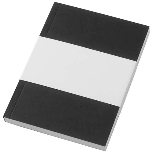 Novella Austen A6 Softcover Notizbuch in Schwarz, individuell gestaltbar, Signalshop.de Werbeartikel