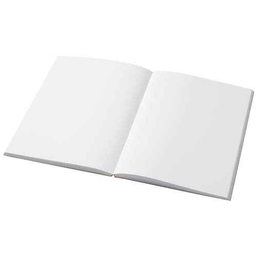 Novella Austen A5 Notizbuch aus recyceltem Kraftpapier mit 100 Blatt, individuell bedruckbar, Signalshop.de Werbeartikel.