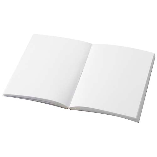Novella Austen A6 Notizbuch aus recyceltem Kraftpapier, individuell gestaltbar, Signalshop.de Werbeartikel.