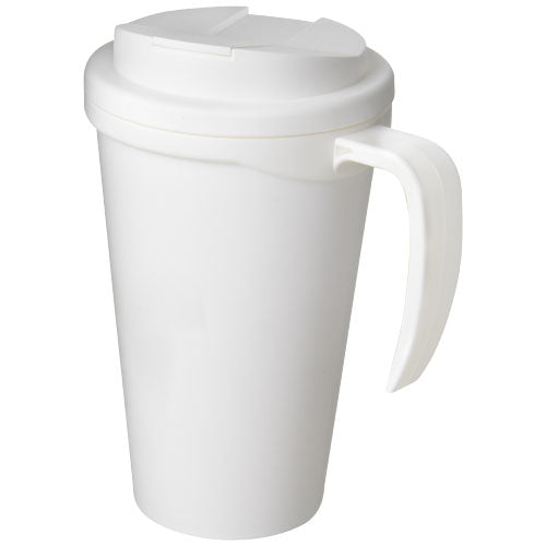 Weißer Americano® Grande 350 ml Isolierbecher mit Schraubverschluss, individualisierbar mit Logo, von Signalshop.de. Ideal für Werbeartikel, Werbegeschenke, Werbemittel, Giveaway.