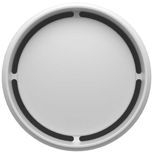 Weißer Cirrus 350 ml Becherdeckel mit 360°-Öffnung, individuell gestaltbar mit Logo, auf Signalshop.de, ideal als Werbeartikel.