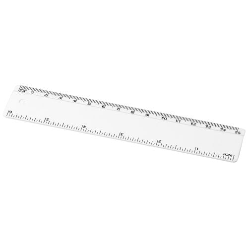 Refari 15 cm Lineal aus recyceltem Kunststoff, individuell bedruckbar, nachhaltig, Signalshop.de Werbeartikel