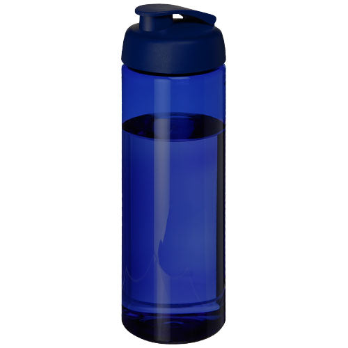 Blaue H2O Active® Eco Vibe 850 ml Sportflasche aus recyceltem Material mit Klappdeckel, Signalshop.de Werbeartikel.