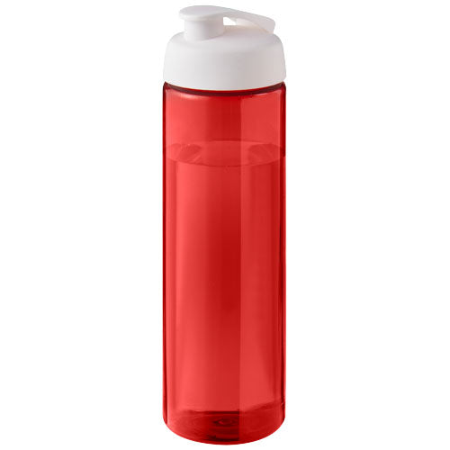 Rote H2O Active® Eco Vibe 850 ml Sportflasche mit weißem Klappdeckel, individuell mit Logo gestaltbar, Signalshop.de Werbeartikel.