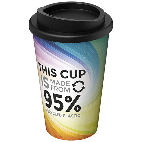 Brite-Americano® Isolierbecher, recycelt, individuell bedruckbar, von Signalshop.de, Werbeartikel, nachhaltig.