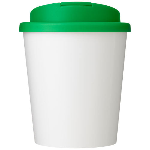 Brite-Americano Isolierbecher, wei
er Korpus mit gr�dnem Deckel, individuell bedruckbar, Signalshop.de Werbeartikel