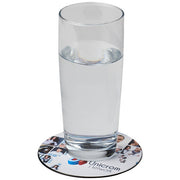 Runder Brite-Mat® Untersetzer aus recyceltem Kunststoff, individuell bedruckt mit Logo, Signalshop.de Werbeartikel.