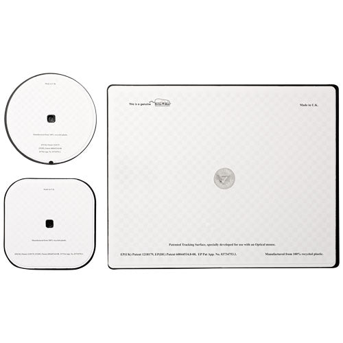 Brite-Mat® Mauspad- und Untersetzer-Set, quadratisch, recycelt, individuell bedruckbar, Signalshop.de Werbeartikel