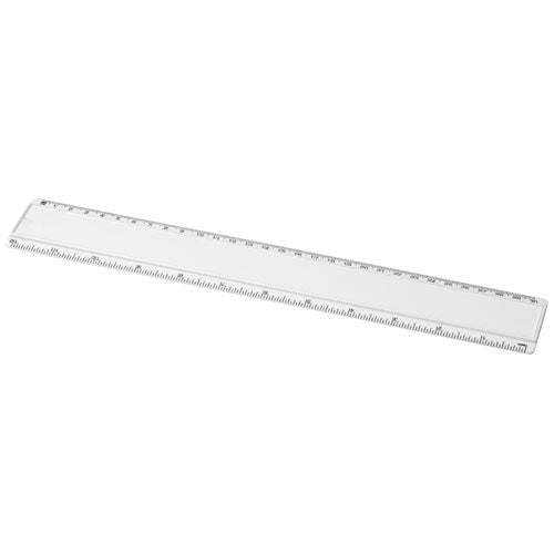 Ellison 30 cm Kunststofflineal mit Einschubpapier, individuell gestaltbar, Werbeartikel bei Signalshop.de