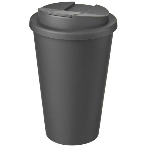 Grauer Americano® 350 ml Isolierbecher mit auslaufsicherem Schraubverschluss, individuell bedruckbar, Signalshop.de, Werbeartikel, Werbegeschenke, Werbemittel, Giveaway.