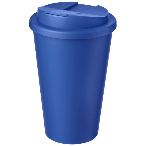 Blauer Americano® 350 ml Isolierbecher von Signalshop.de, auslaufsicher, individuell bedruckbar; Werbeartikel, Werbegeschenke.