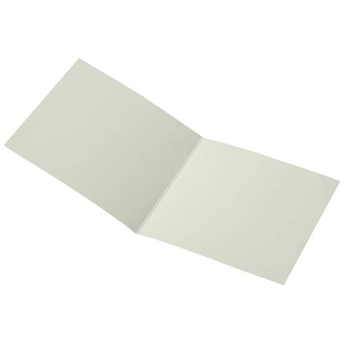 Herald quadratische Grußkarte in Weiß, individuell gestaltbar bei Signalshop.de, ideal als Werbeartikel.