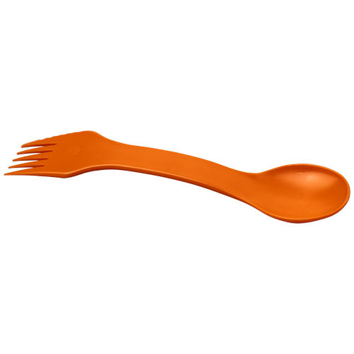 Epsy 3-in-1 Gabel-L6ffel aus Kunststoff in Orange, individuell bedruckbar, ideal fcr Camping auf Signalshop.de Werbeartikel.