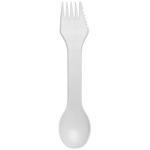 Epsy 3-in-1 Gabel-Löffel-Messer aus Kunststoff, individuell bedruckbar, ideal für Camping bei Signalshop.de Werbeartikel.