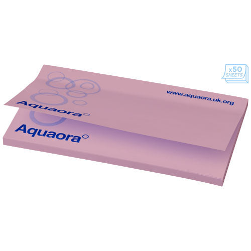 Rosa Sticky-Mate4 Haftnotizen 127x75 mm, individuell bedruckt, fr Werbeartikel bei Signalshop.de