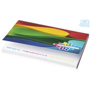 Sticky-Mate Haftnotizen A7, buntes Cover, individuell bedruckbar, FSC-zertifiziert, 100x75mm.