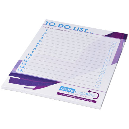 Desk-Mate® A5 Notizblock, bedruckbar mit Logo, ideal als Werbeartikel, Werbegeschenke, Werbemittel von Signalshop.de.