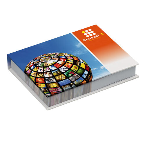 Combi Notiz-Set mit Hardcover, individuell bedruckbar, ideal als Werbeartikel und Giveaway auf Signalshop.de.