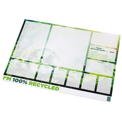Desk-Mate® A2 Notizblock aus recyceltem Material, individuell bedruckbar, erhältlich bei Signalshop.de, Werbeartikel.