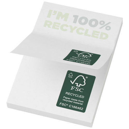 FSC-zertifizierte Sticky-Mate® recycelte Haftnotizen 50x75mm, individuell bedruckbar bei Signalshop.de, ideal als Werbeartikel, Werbegeschenke, Werbemittel, Giveaway.